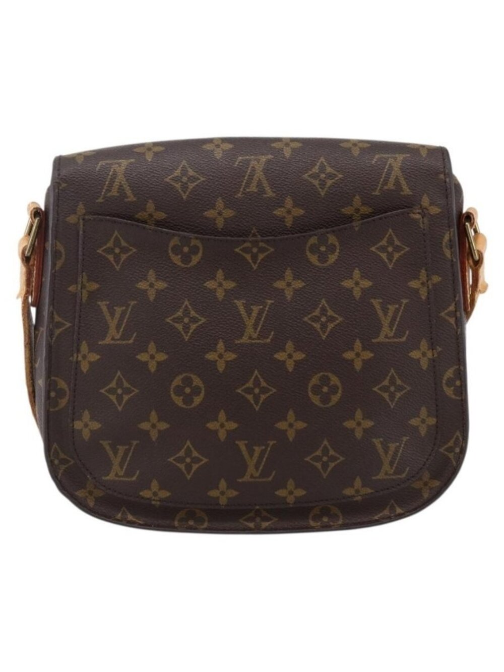 Authentic LOUIS VUITTON Monogram Saint Cloud GM Shoulder Bag M51242 LV - Picture 9 of 16